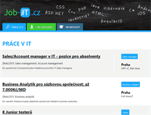 Tablet Screenshot of job-it.cz